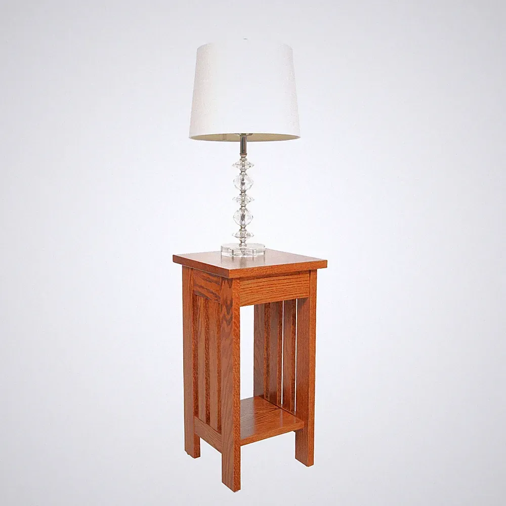 Mission Style Oak Stand, Plant, Nightstand, End Table, Oak, Handmade