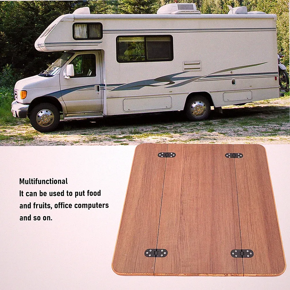New RV Table Top Coated Finish Foldable Stylish Solid Wood Boat Marine Table