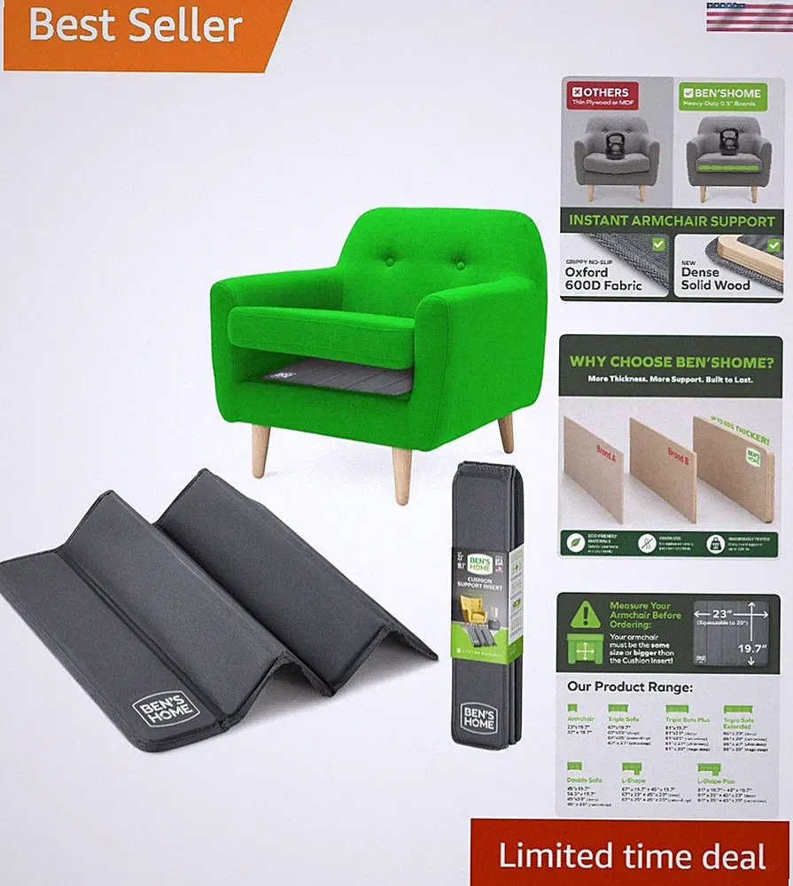 Solid Wood Recliner Cushion Support - Fix Sagging Seats Instantly