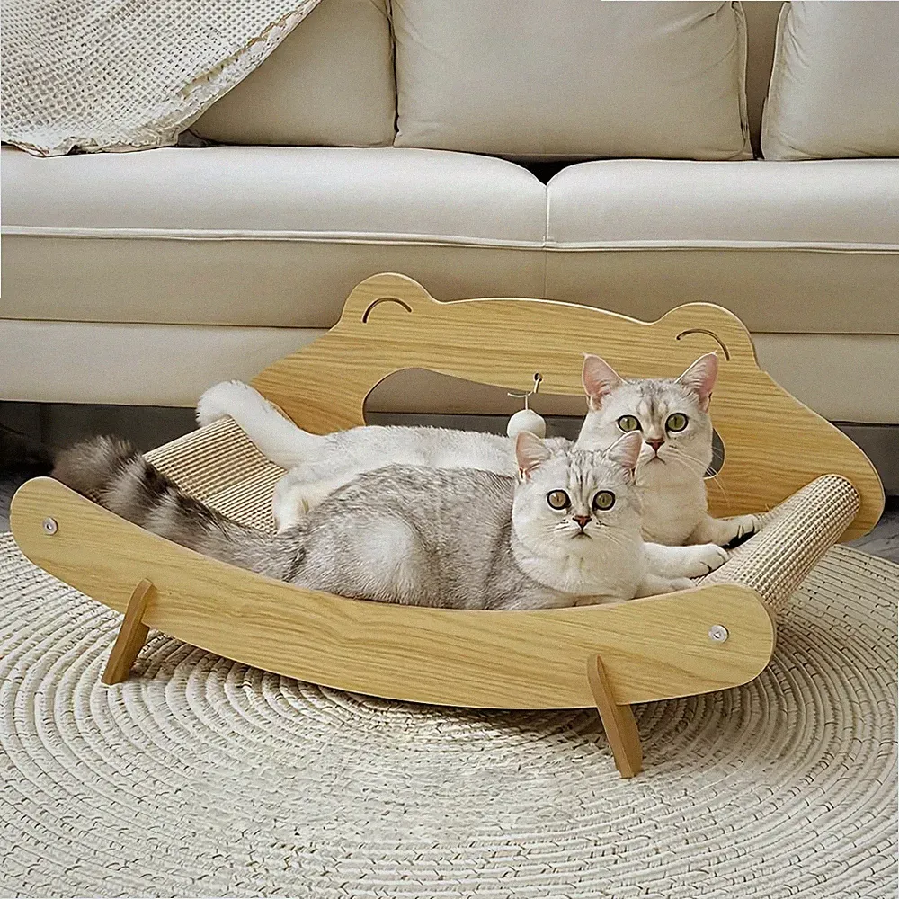 XLarge Cat Scratcher Bed Lounge Sisal Giant Curved Scratch Pad Couch Chair